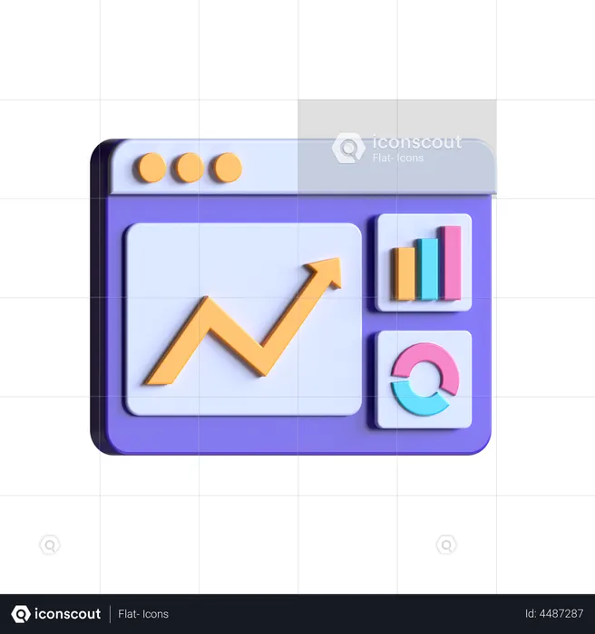 Stock Market  3D Illustration