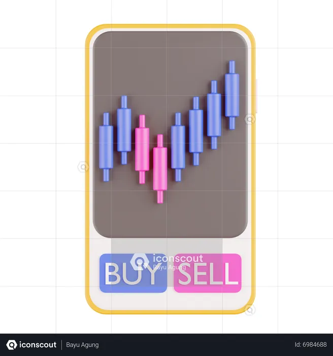 Stock Market  3D Icon