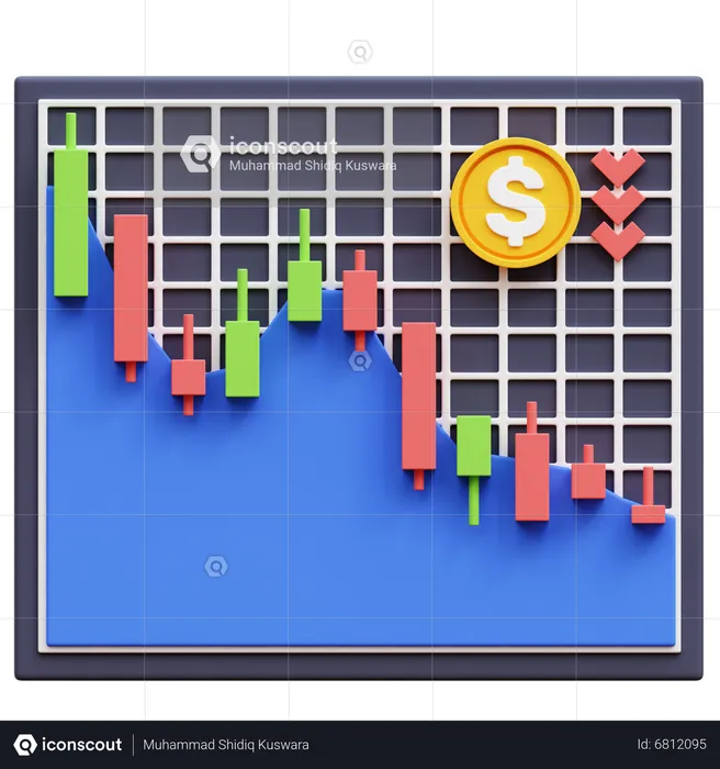 Premium Stock Market Loss 3d Icon Download In Png Obj Or Blend Format 9407