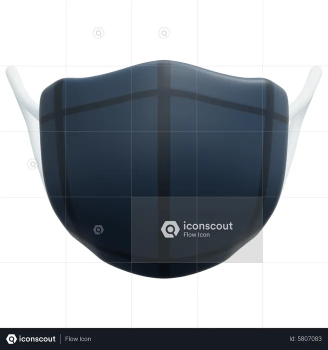 Stoffmaske  3D Icon