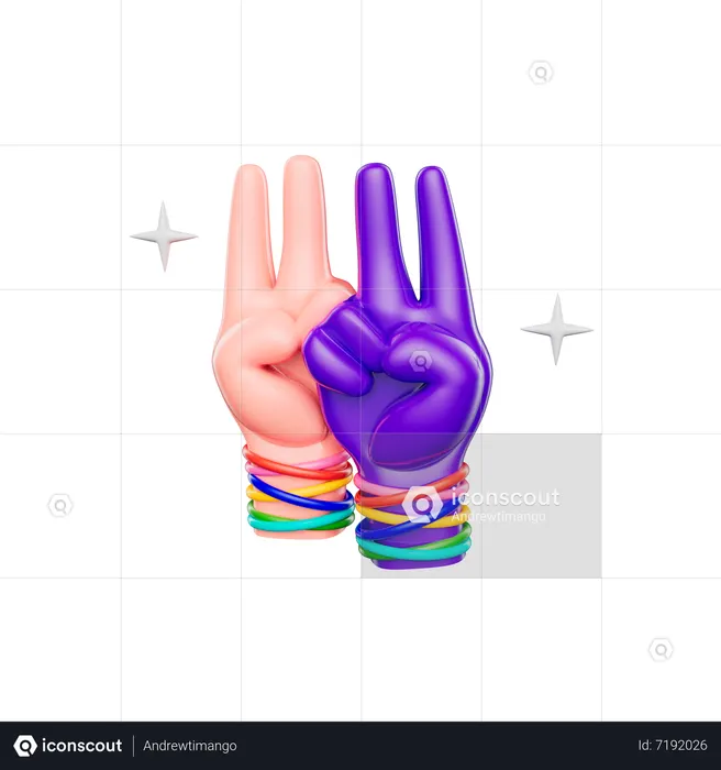 Stolz Liebe  3D Icon