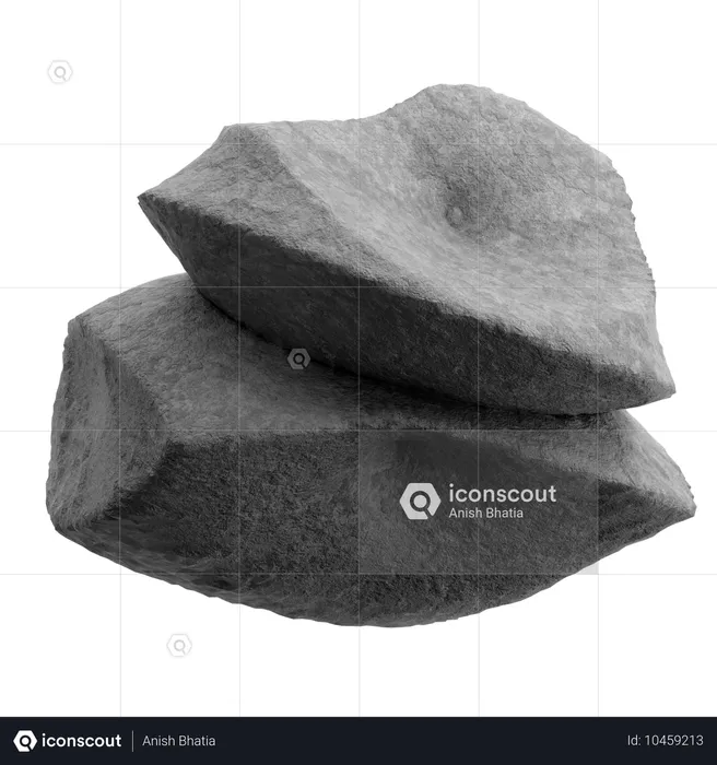 Stone  3D Icon