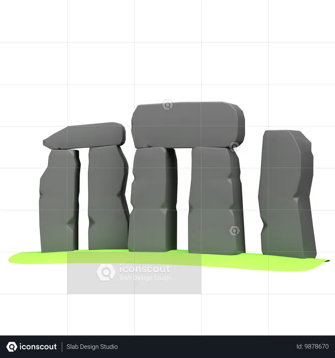 Stonehange  3D Icon