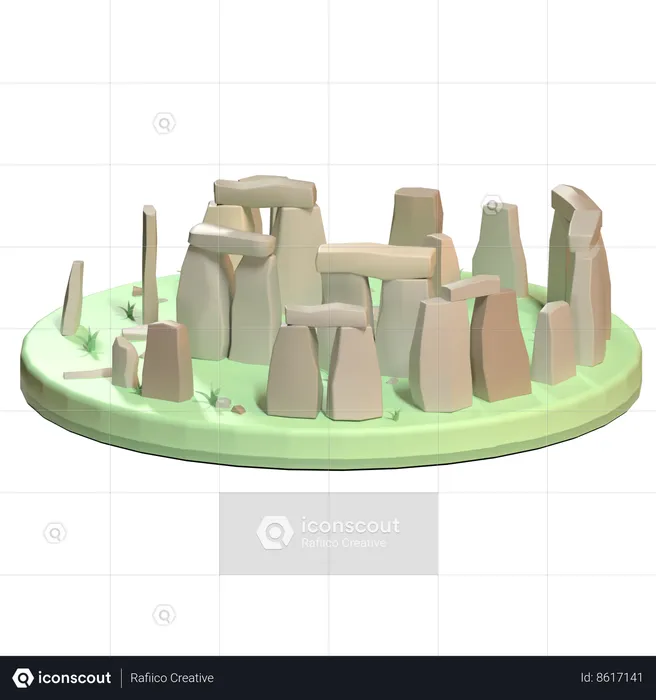 Stonehenge  3D Icon