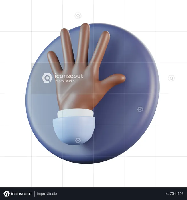 Stop Sign  3D Icon