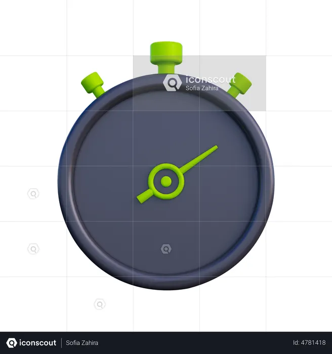 Stoppuhr  3D Icon