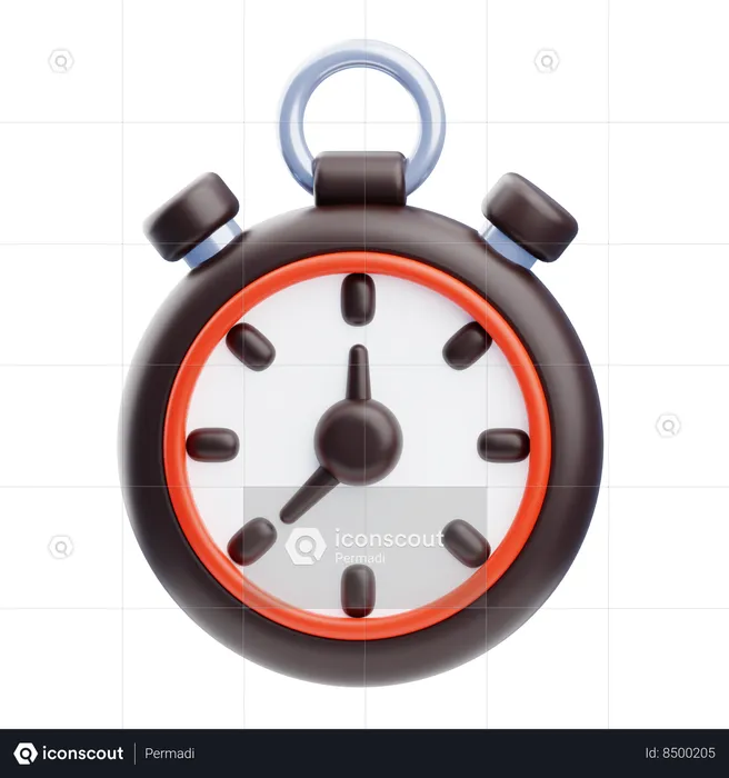 Stopwatch  3D Icon