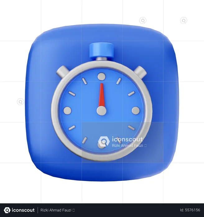 Stopwatch  3D Icon