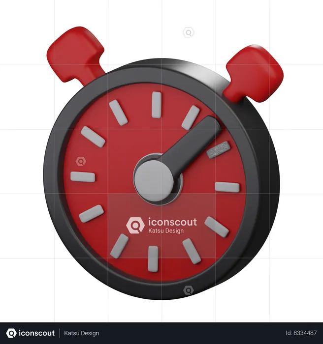 Stopwatch  3D Icon