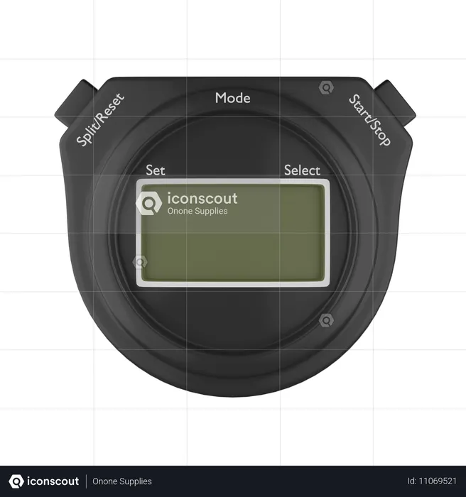 Stopwatch  3D Icon