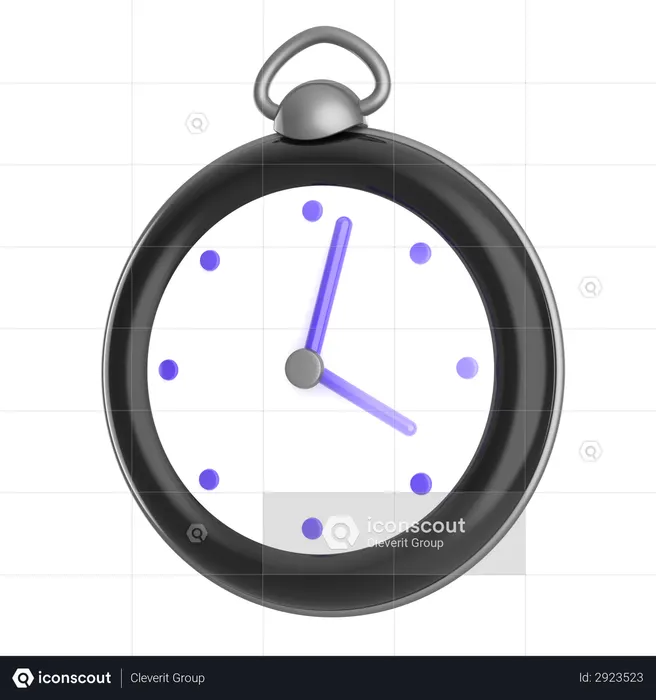 Stopwatch  3D Illustration