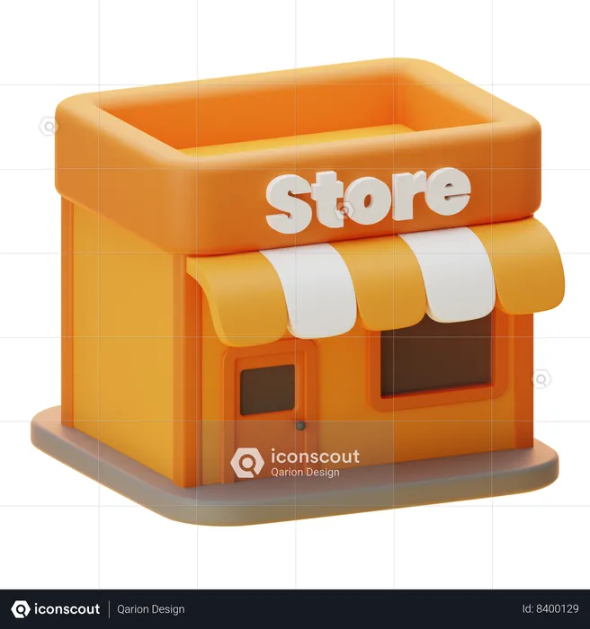STORE  3D Icon