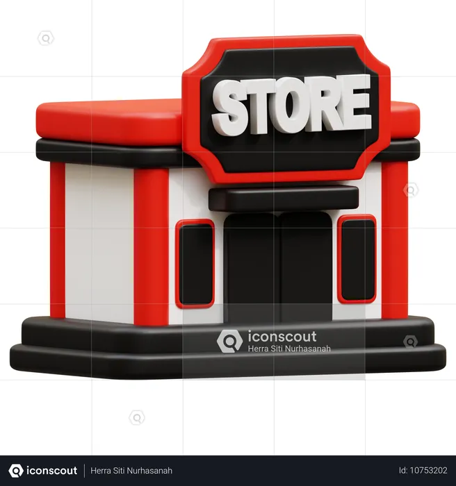 Store  3D Icon