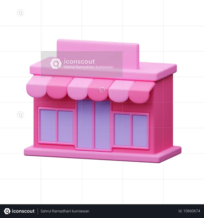 Store  3D Icon