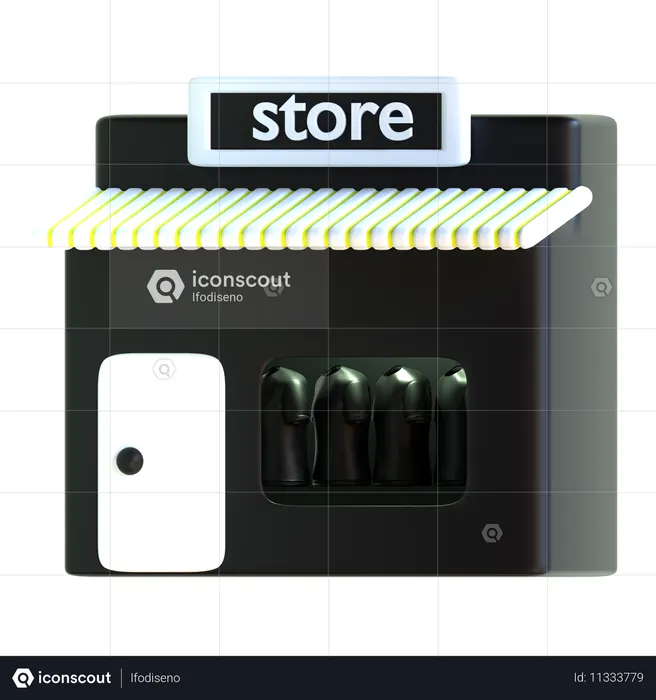 Store  3D Icon