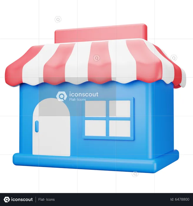 Store  3D Icon