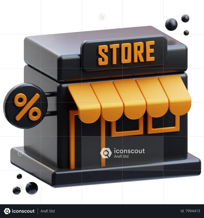 Store  3D Icon