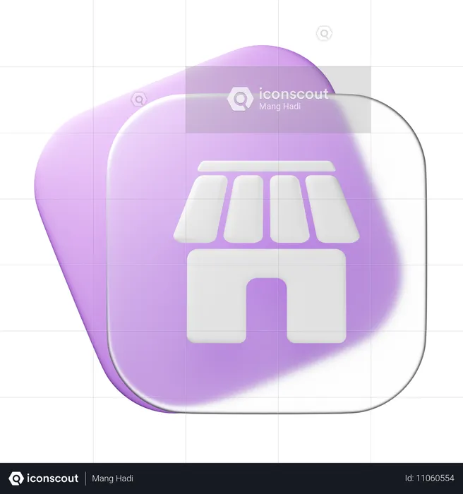 Store  3D Icon