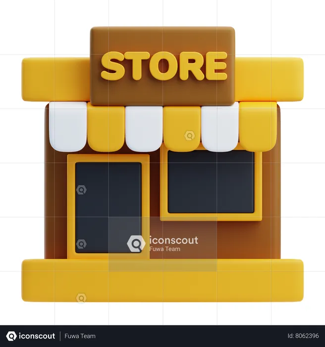 Store  3D Icon