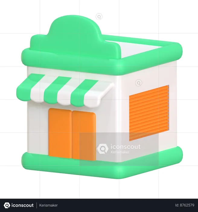 Store  3D Icon