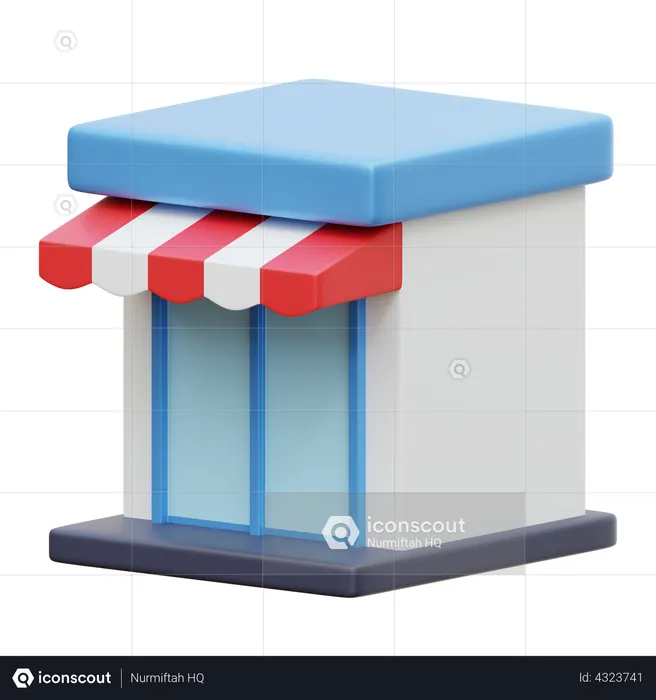 Store  3D Illustration