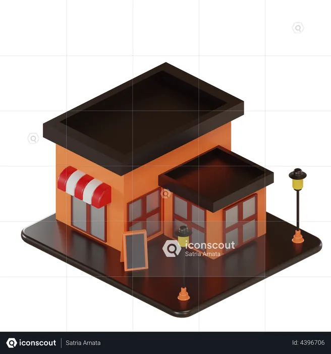 Store  3D Illustration