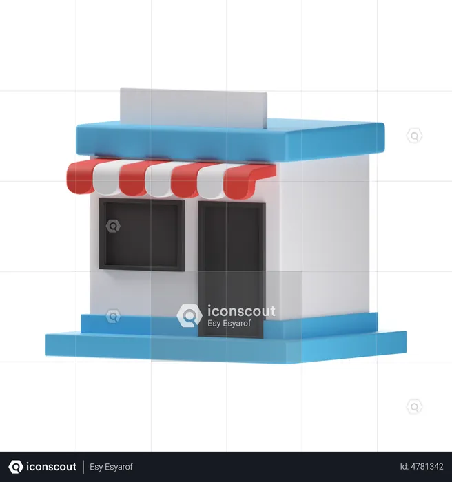 Store  3D Icon