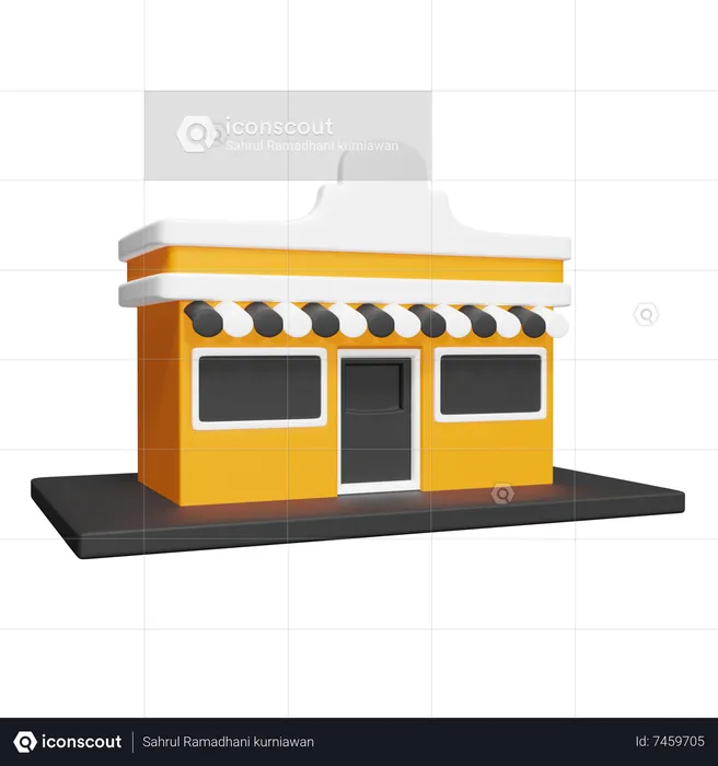 Store building  3D Icon