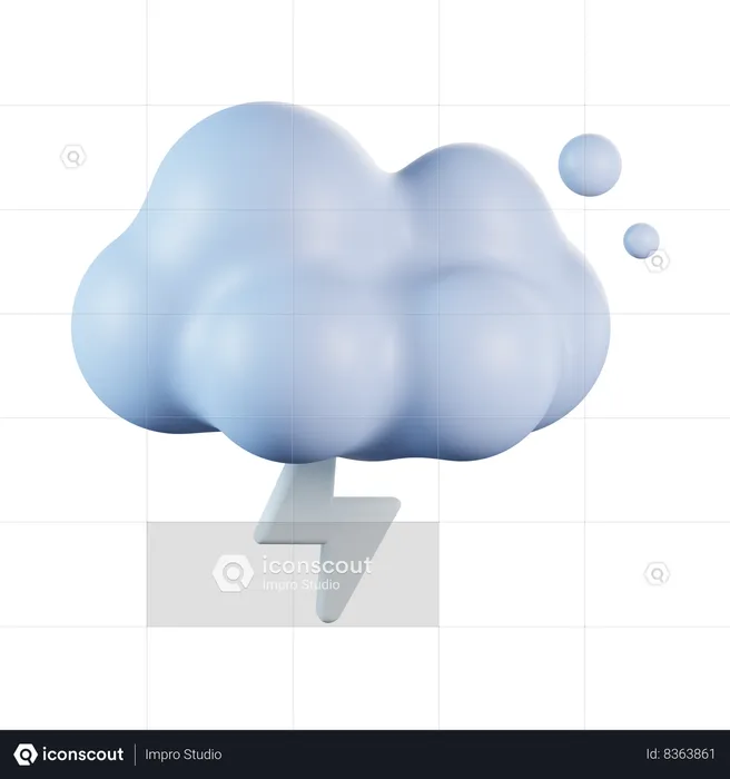 Storm  3D Icon