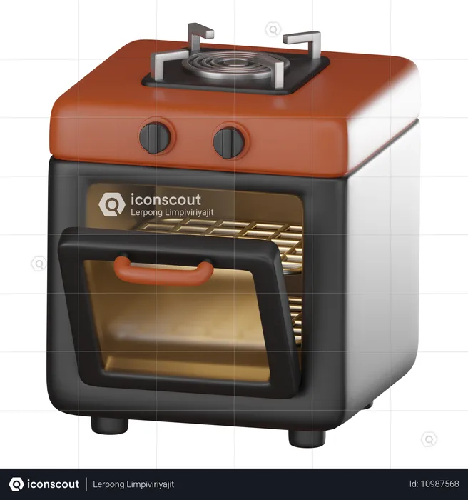 Stove  3D Icon