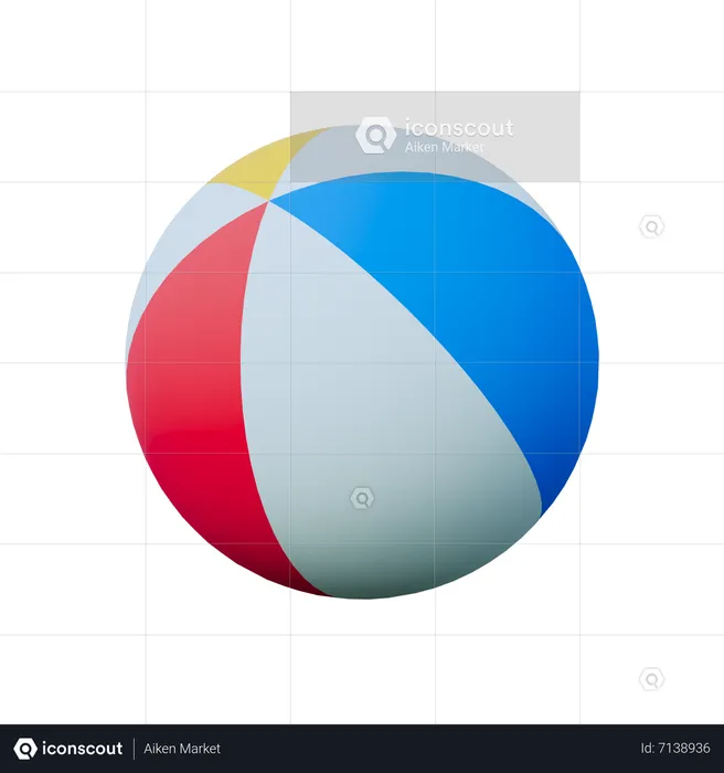 Wasserball  3D Icon