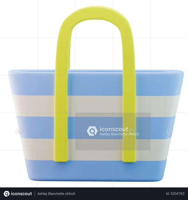 Strandtasche  3D Icon