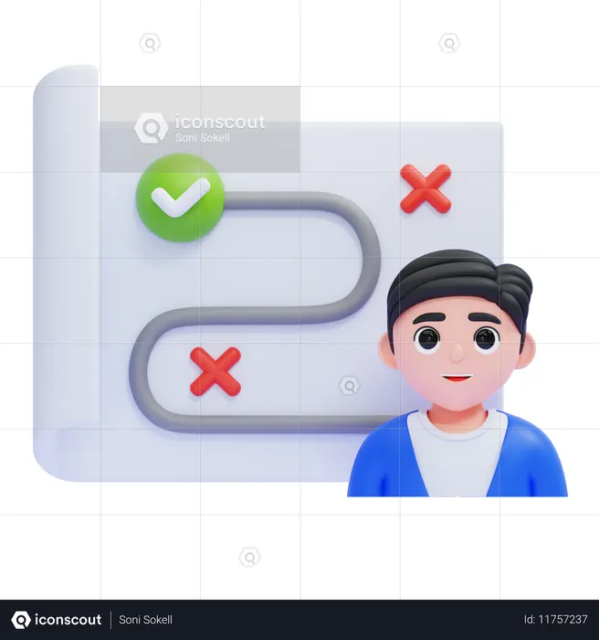 Strategic Consulting  3D Icon