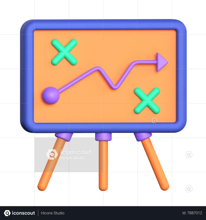 Stratégie  3D Icon