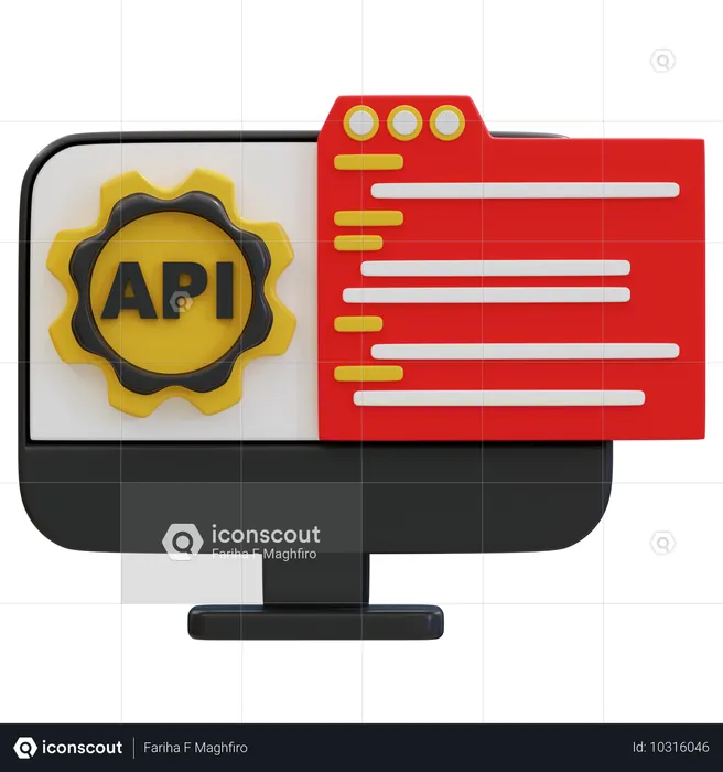 Stratégies de développement d'API innovantes  3D Icon