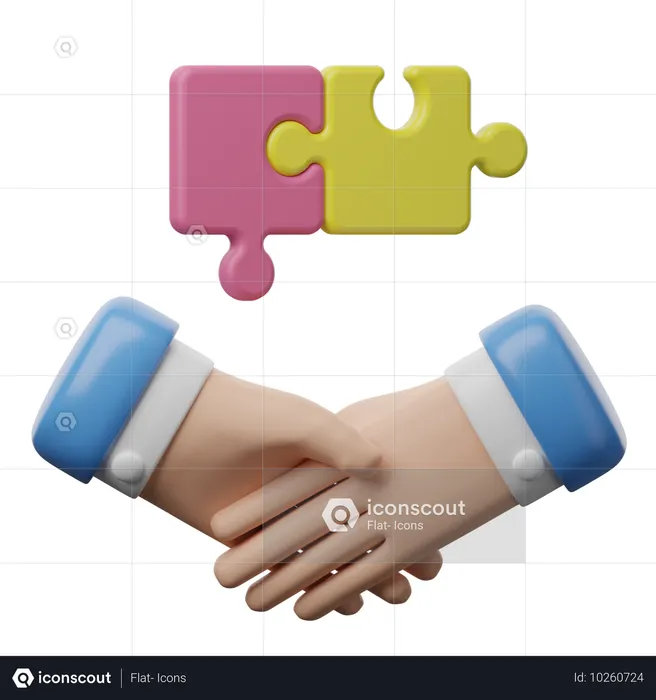 Strategische Partnerschaft  3D Icon