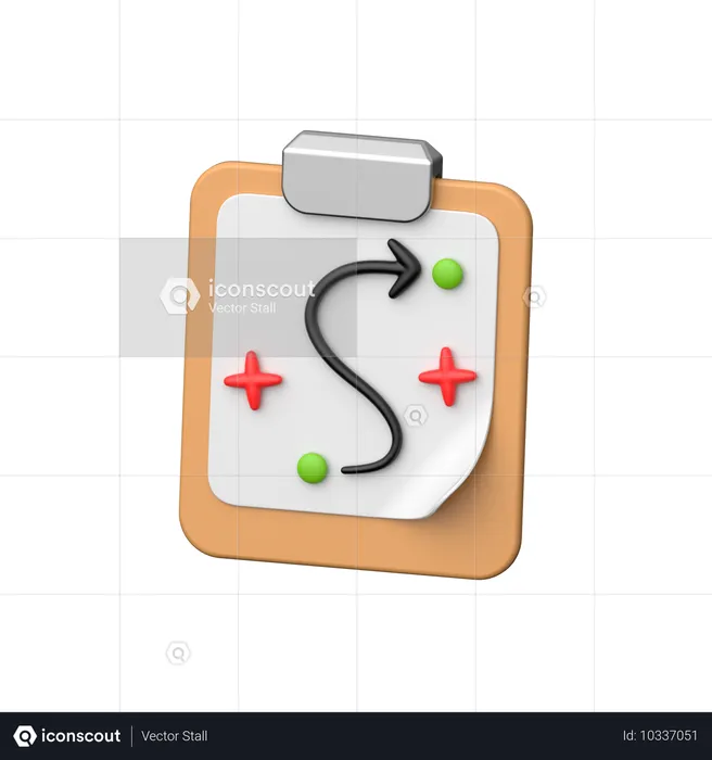 Strategy  3D Icon