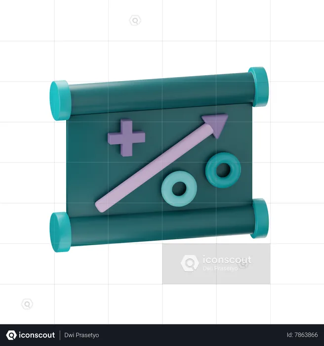 Strategy  3D Icon