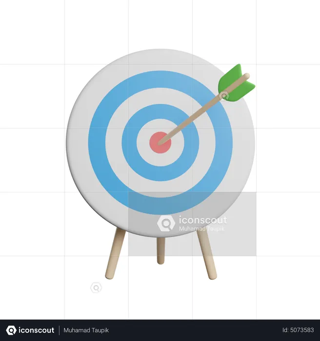 Strategy Goal  3D Icon