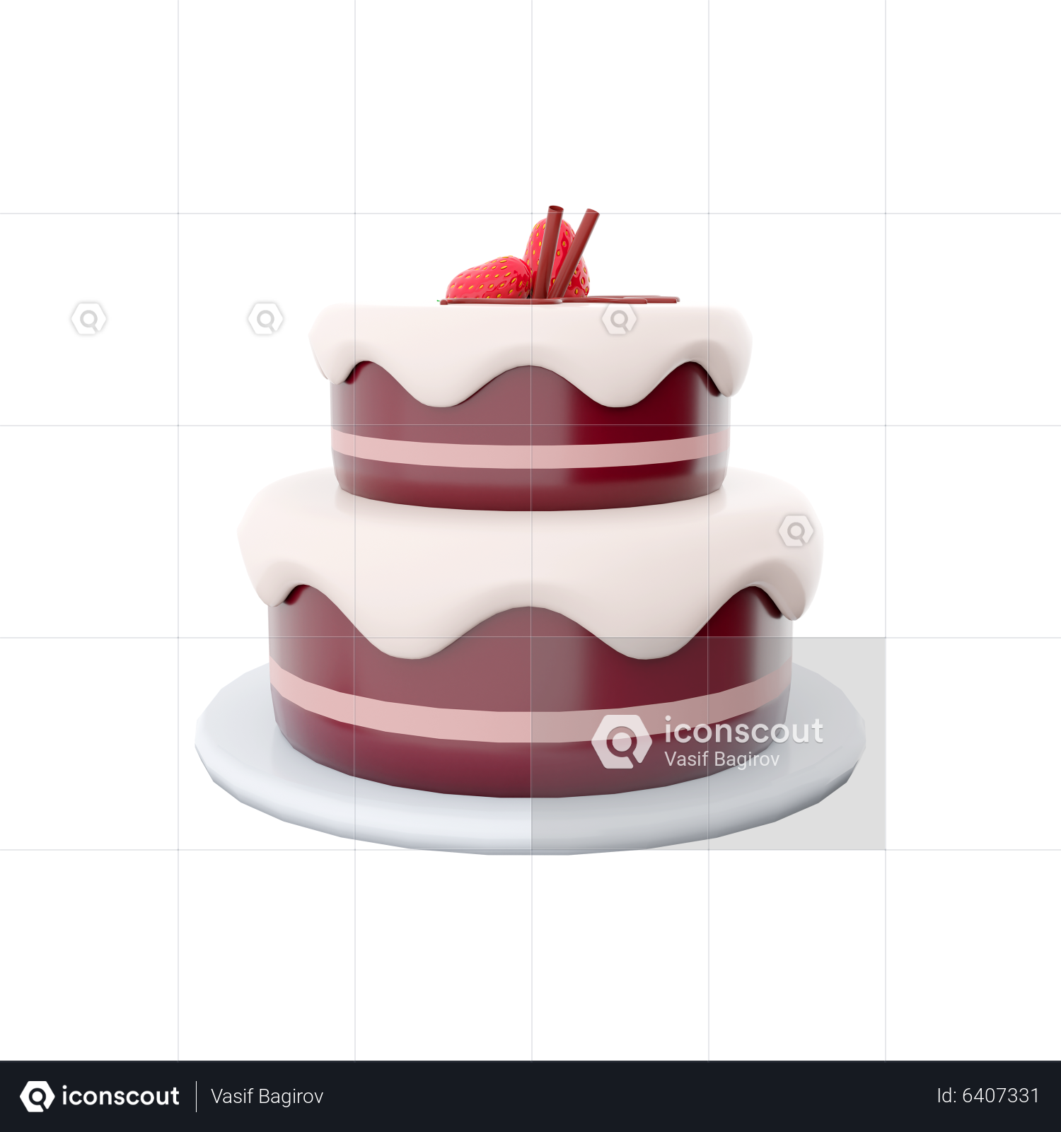 Strawberry cake animation - Eevee procedural texture - Finished Projects -  Blender Artists Community
