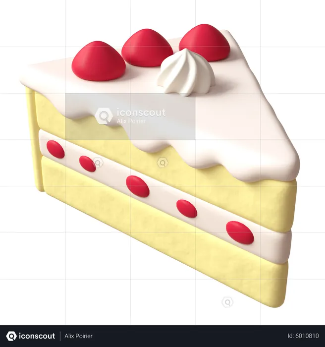 Strawberry Shortcake  3D Icon