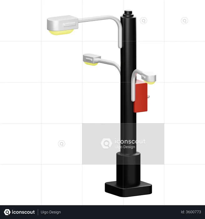 Street Light  3D Icon