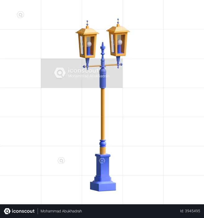 Street Light  3D Illustration