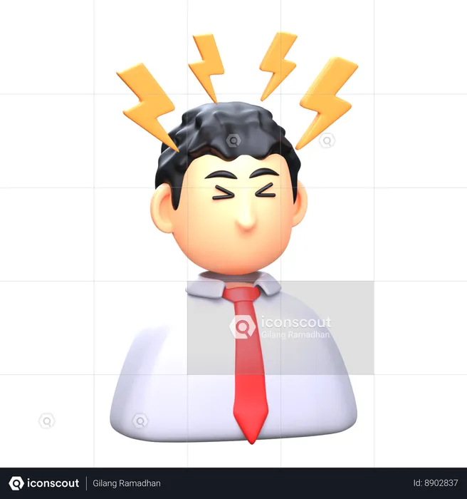 Stress  3D Icon