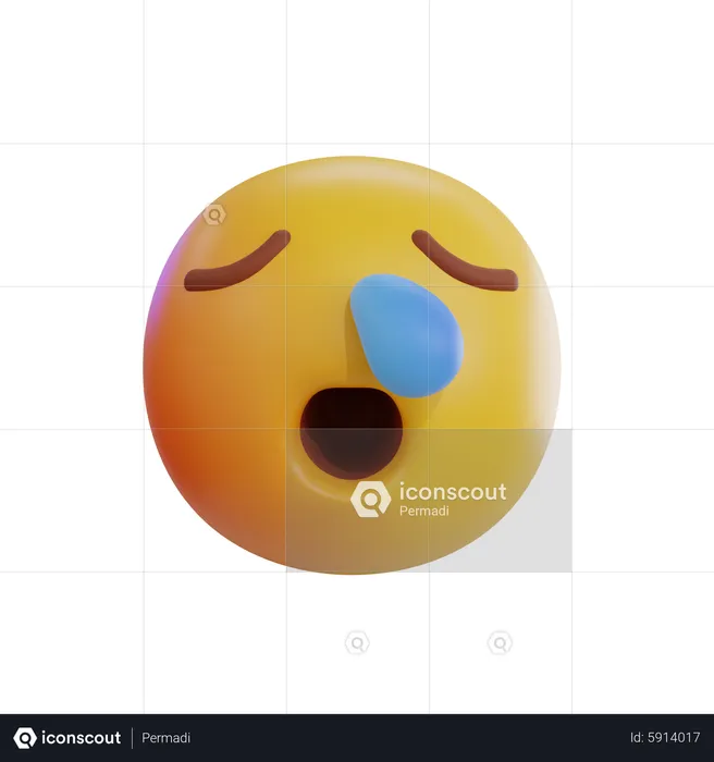 Stress Emoji Emoji 3D Icon