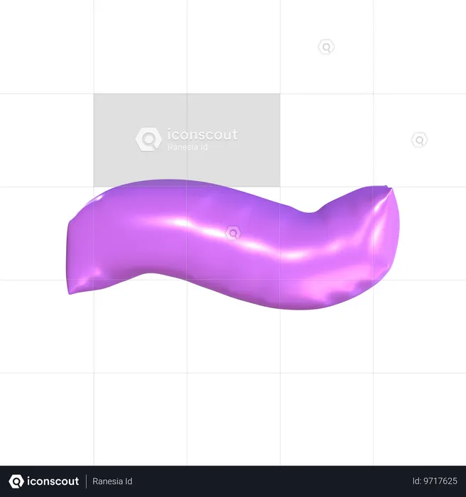 Strichzeichen  3D Icon