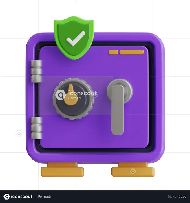 Strong Box  3D Icon