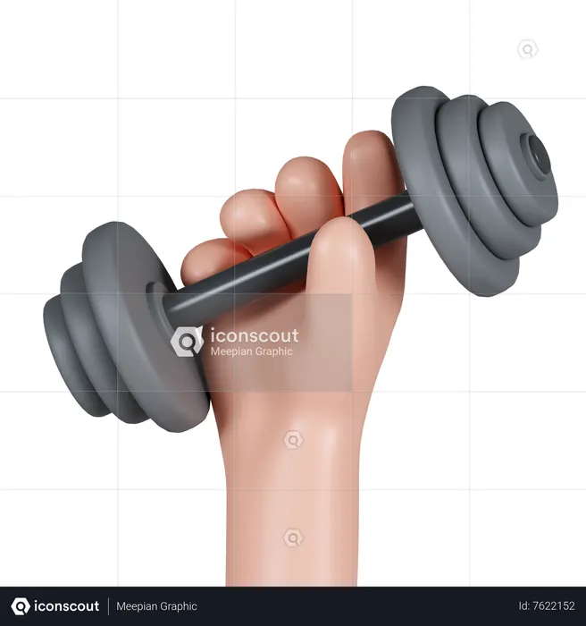 Strong Hand Emoji 3D Icon