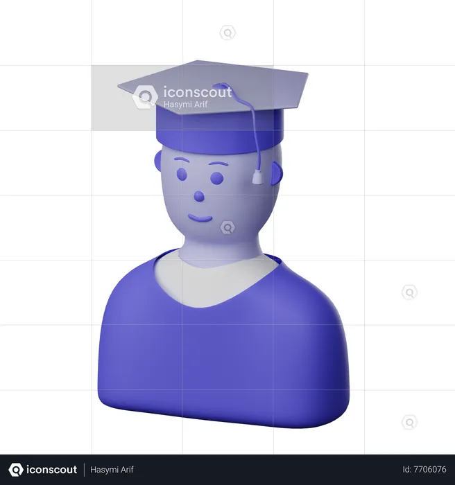 Student  3D Icon