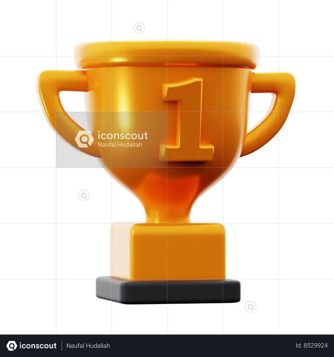 Student Trophy  3D Icon